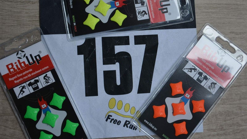 BibUp Magnetic RaceBib Fixing System (Green Fluo) - Image 5
